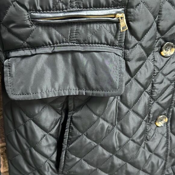 Jones New York Black Quilted Button Jacket Size Large - Picture 4 of 10
